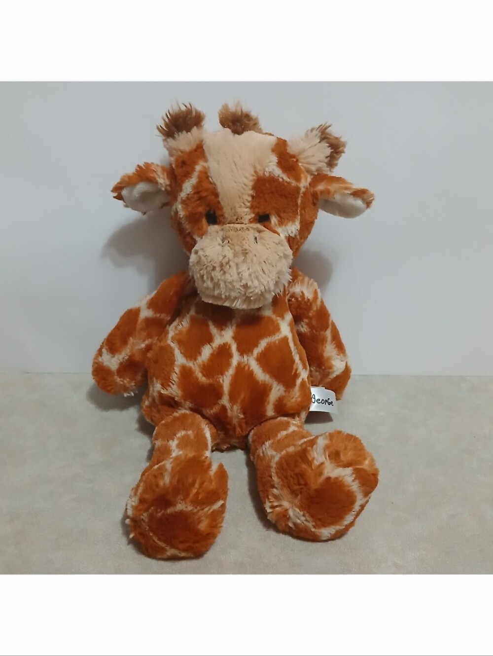 Aurora World George Giraffe 12" Plush Stuffed Animal Tan Brown 2022 Soft Toy